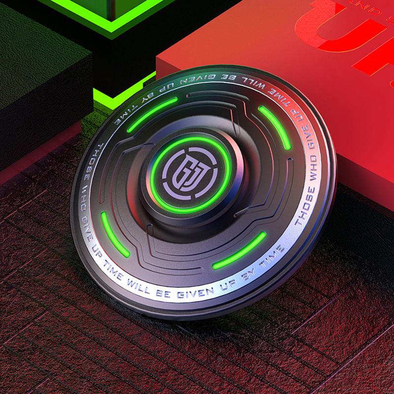 

Металлический спиннер для взрослых и детей Игрушки для снятия стресса и беспокойства нуждаются в поглощении света, а затем в темноте