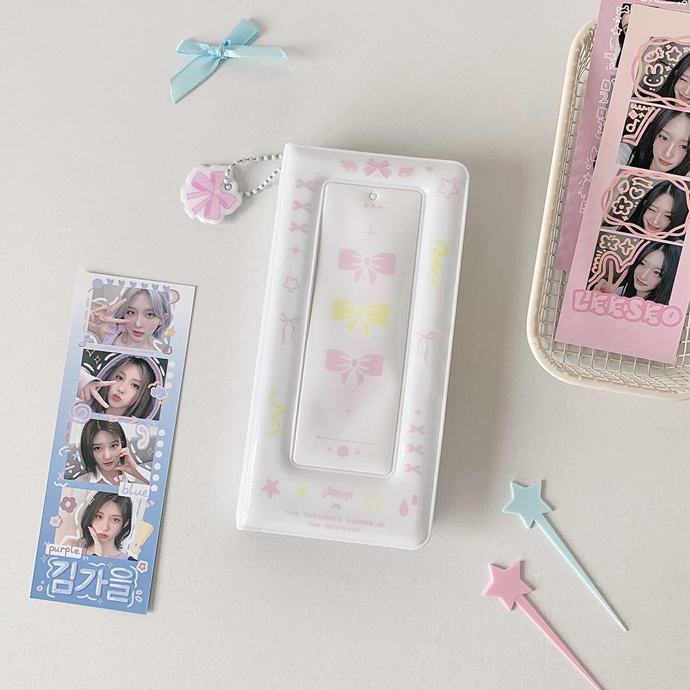 3in ID Photo ID Photo Photocard Frame PVC Card Cover Card Protective Case  Friends