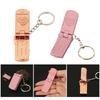 Portable Flip Rotating Small Phone Keychain Charm Pendant With Full Zinc Alloy Designs for Personalize Decoration