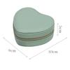 Heart-Shaped Leather Jewelry Box: Elegant, Portable, and Exclusive Earring Storage