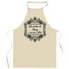 Kitchen Apron - Grandma - Breton Print - Durable Cotton - Long-lasting Print (France)