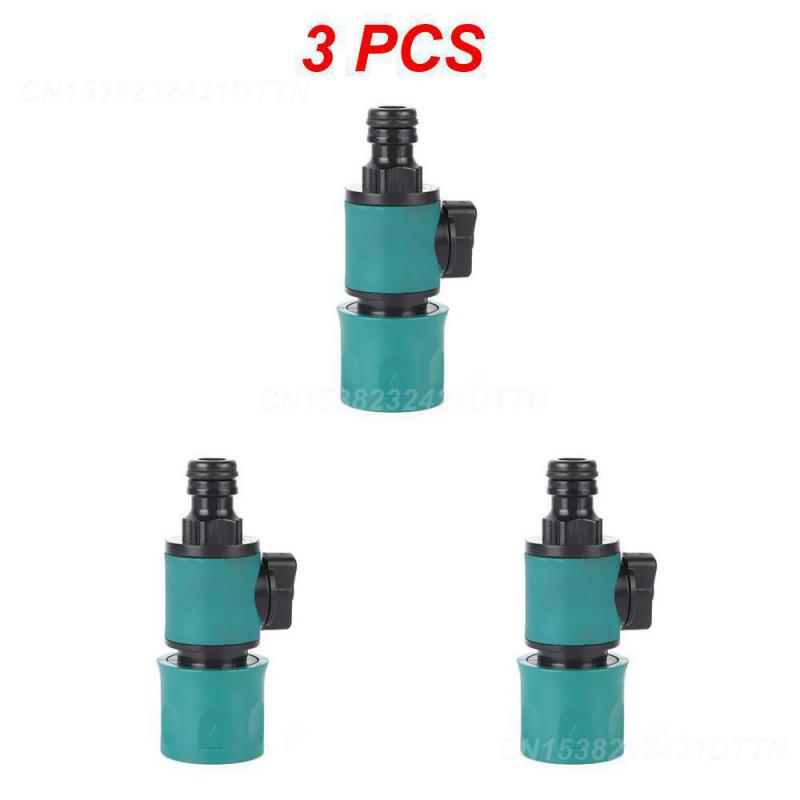 2/3/4PCS Quick Connector With Valve Atomization New Straight-through Abs Fast Couplings Accessories Prolong Hose Fittings Switch