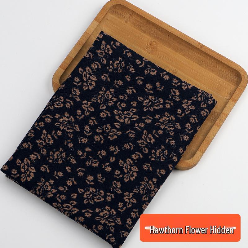 Retro-Style Cotton & Linen Ethnic Print Fabric for Tablecloths, Curtains, Bohemian Clothing - Yunnan Lijiang Design