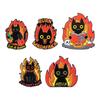 3-10pcs/set Cute Animal Enamel Pins Pet Dogs Raccoon Red Eared Rabbit Panda Brooches Lapel Badge Funny Jewelry Gifts for Friends