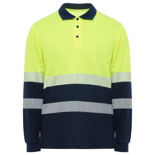 Roly Workwear Mens Vega Long-Sleeved Polo Shirt