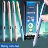 Stylo Neutre Aurora Clic Silencieux DS-0171 – Stylo Pinceau Noir à Séchage Rapide pour Étudiants