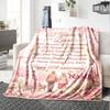Happy 60Th Birthday Celebration Blanket Personalized Name Soft Warm And Versatile For Sofa Bed Office And Travel Machine Washable Comfortable In All