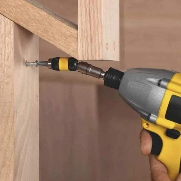 TOURNEVIS Porte-embouts magnétique, 20 Degrés Foret à angle droit Visseuse Adaptateur, embouts de tourne187