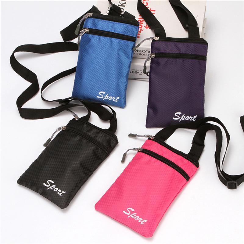 Mobile Phone Bag Simple Fashion Over The Shoulder Square Messenger Bag Letter Storage Bag Travel Phone Pouch Purse