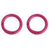2/5/10Pcs Alloy Spray Painted Open Ring Spring Buckle Clasps For Key Bag Accessories
