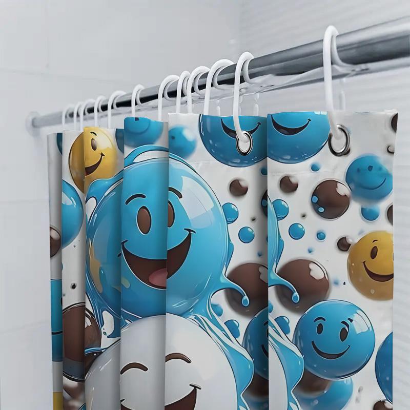 Cartoon Smile Face Decor for Bathrooms Suitable for Kids and Adults Home Decoration to Enhance Space Waterproof  Durable