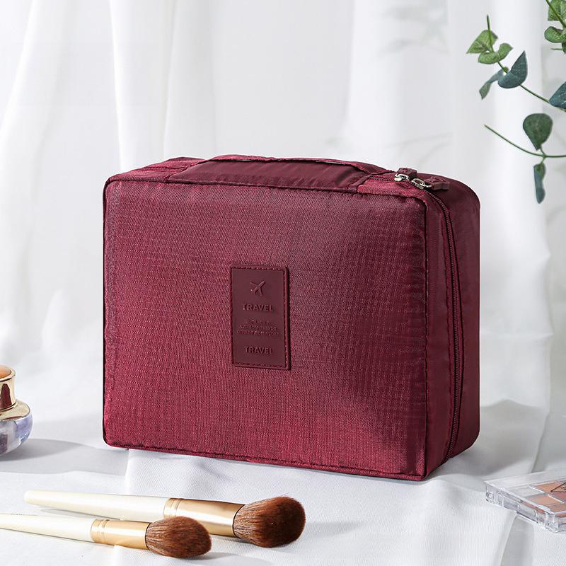 Large Capacity Korean Style Portable Travel Toiletry Bag Multifunctional Square Cosmetic Organizer KTB