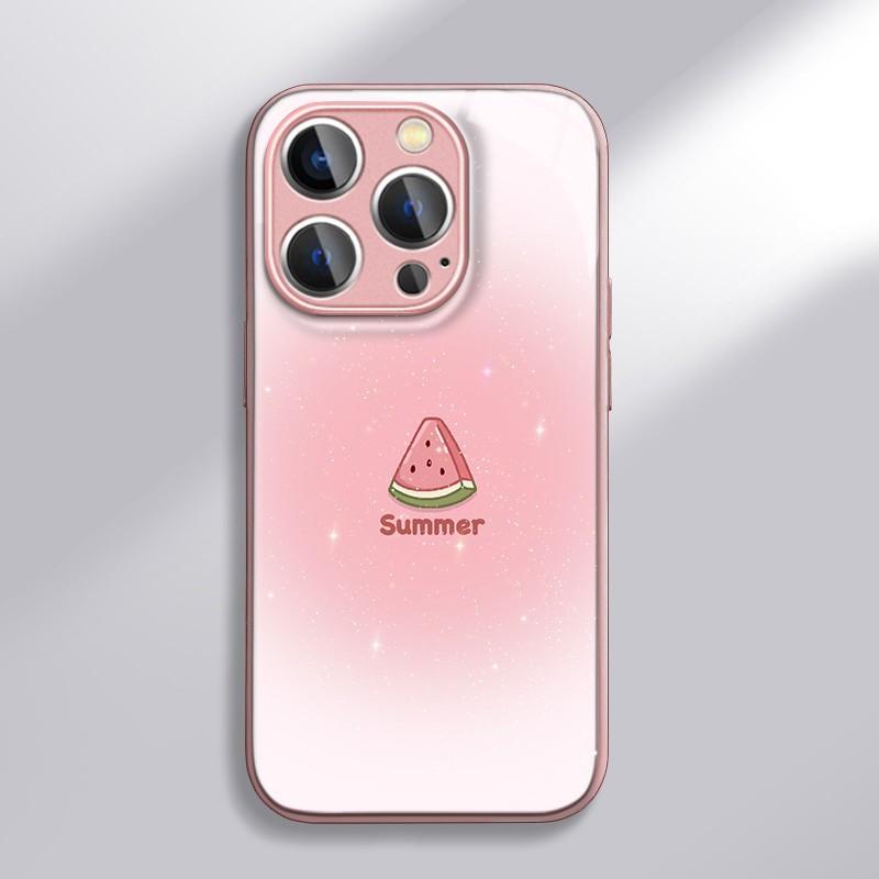 

Summer Watermelon for Apple 16promax Cartoon Women for IPhone Case 15 New 14pm Hydrogel Shell For Apple 6