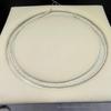 Freshwater Millet Pearl Semi-Finished Necklace 3-3.5mm White Near-Round Lustrous Beads for DIY Jewelry