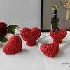 Heart Shape Candle Mold Silicone Mould for Candle Making DIY Fondant Aromatherapy Scented 3D Moulds Valentines Day Gifts
