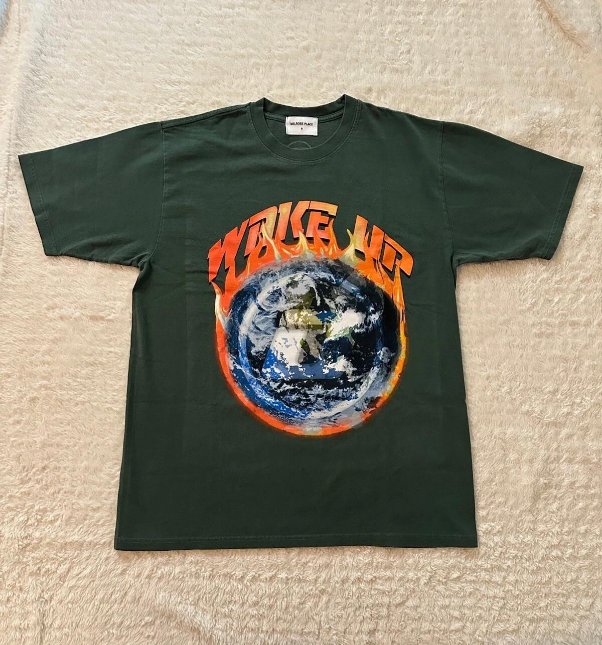 Observance Melrose Place Dark Green Wake Up World Size Medium T Shirt S