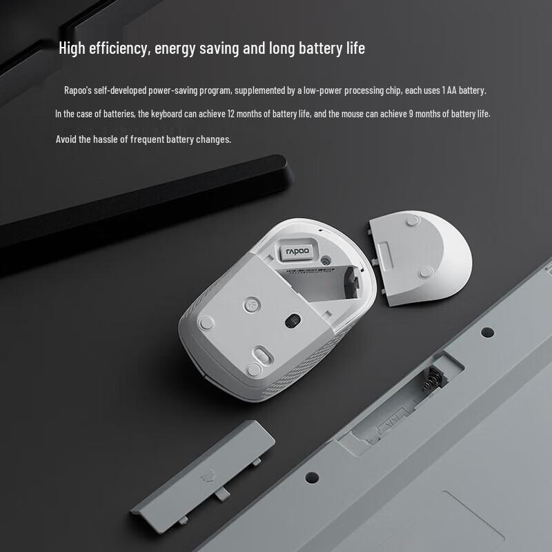 Rapoo 8100GT Wireless Multi-mode Keyboard and Mouse Combo