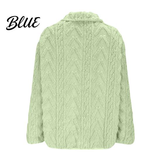 Winter Coat for Women Fleece Jacket Stand Collar Zip Up Sherpa Autumn Fuzzy Long Sleeve Fall Casual Outerwear with Pockets Soft Comfortable