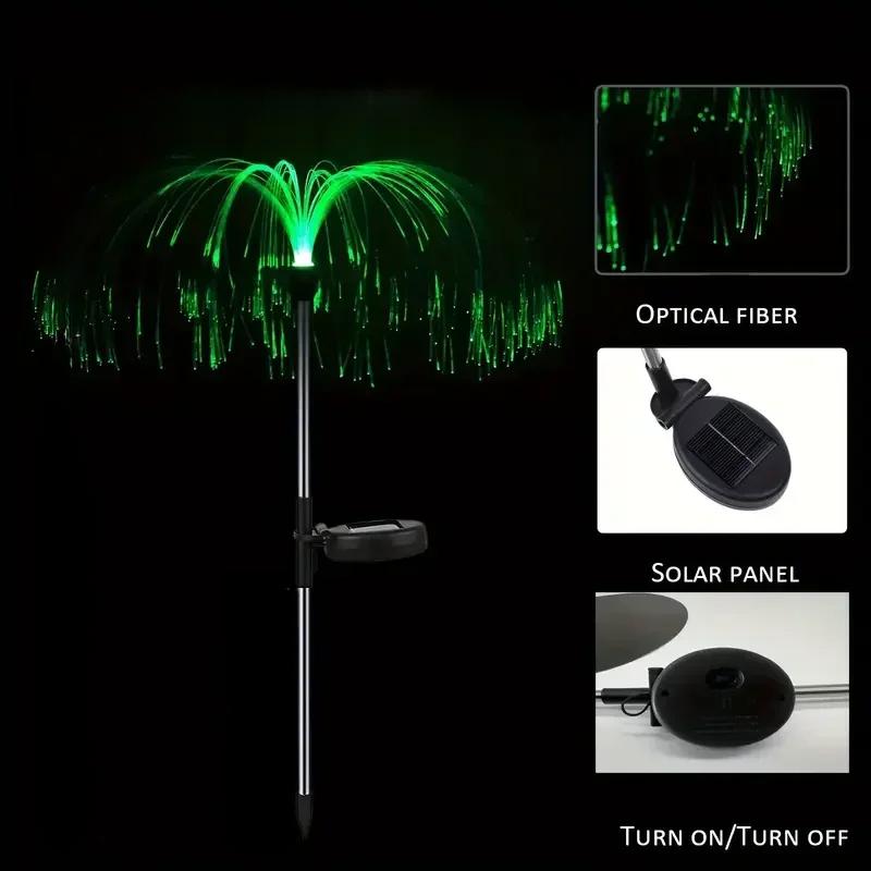 LED Garden Lights Jellyfish Decoration Solar Power Lights Waterproof Outdoor Pathway Solar Lamp Fairy Patio Villa Yard Decor