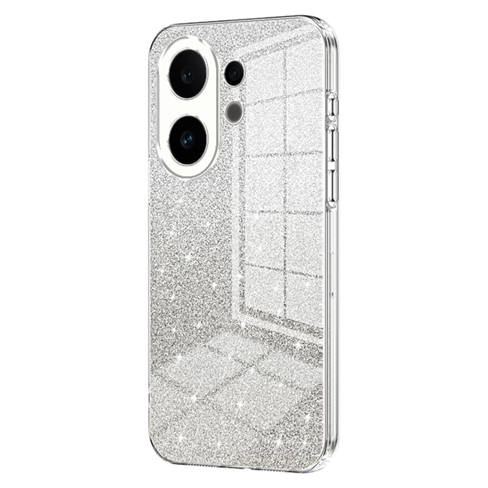 

Для vivo S30 5G Чехол Электропокрытие Градиент Блестящий ТПУ Чехол для телефона Transparent