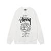 Unisex Oversized Cotton Crewneck Sweatshirt With Letter Dice Print Fall Youth Streetwear
