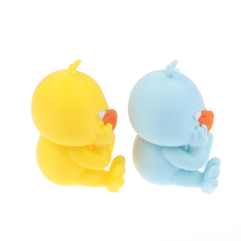 3D Printing Angry Duck Statue Angry White Eyed Funny Duck Humorous Indoor/Outdoor Home Decoration And Car Decoration