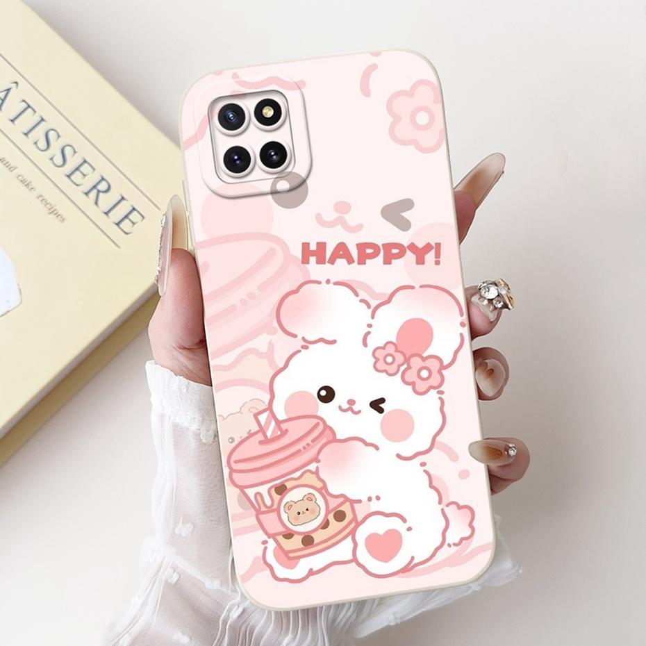 For Samsung Galaxy Note 10 Lite A81 Lens Protective Phone Case On Samsung Note 10lite SM-N770F Lovely Pattern Soft Silicon Cases