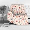 Cute Floral Baby Blanket Soft Fleece Throw for Toddler Girls Kids Children Gift Gift for Newborn Boys Girls