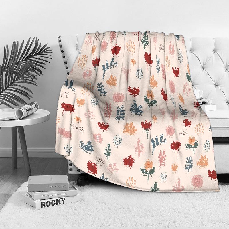 Cute Floral Baby Blanket Soft Fleece Throw for Toddler Girls Kids Children Gift Gift for Newborn Boys Girls