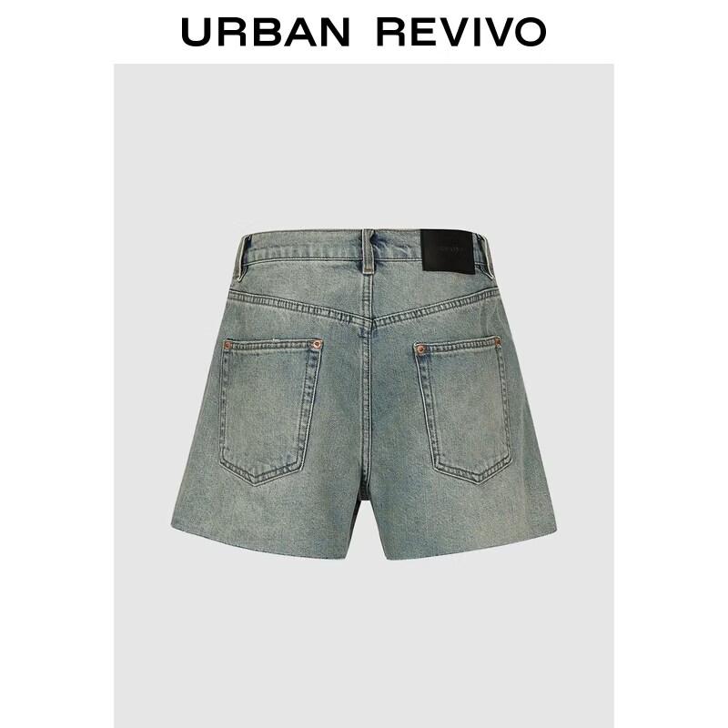 Women s Trendy Distressed Washed Frayed Denim Shorts 29