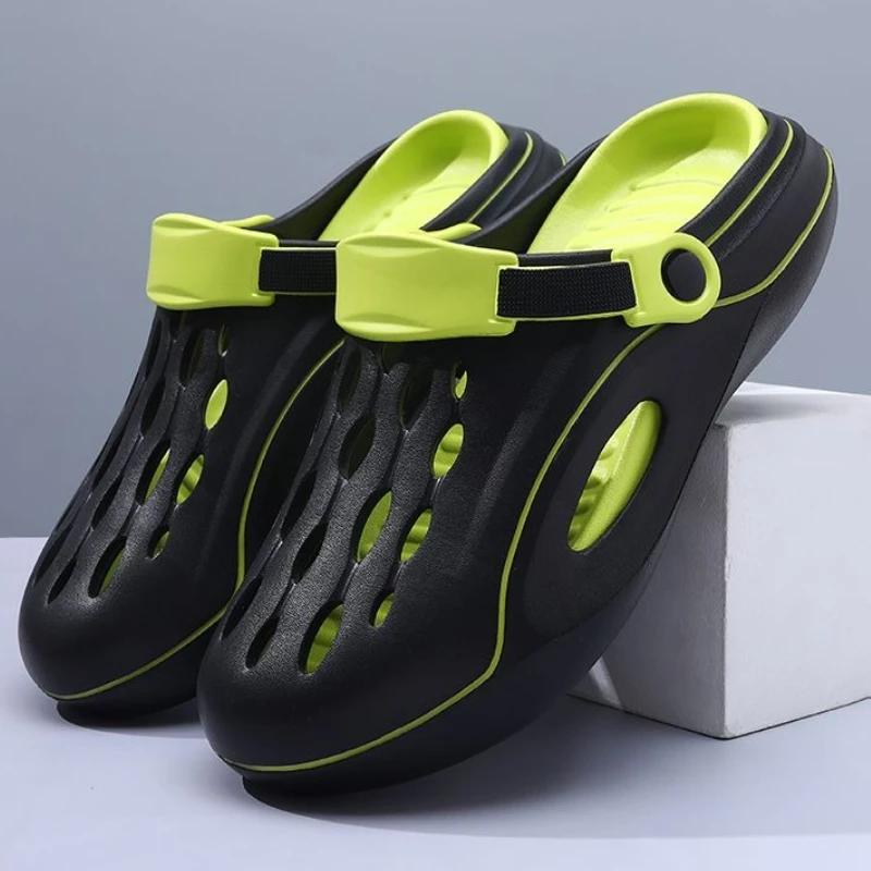Fashion Ultralight Men's Sandal Hole Shoes Adult Expensives on Offer Big Size Eva Japanese New Fashion 2025 Styles Stylish Buy Male Shoe