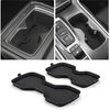 Auovo Cup Holder Erts Coaster Compatible With Honda Accord 2018     Silicone Cup Mat Pad Car Interior Decoration (2-Pcs Kit, Black)
