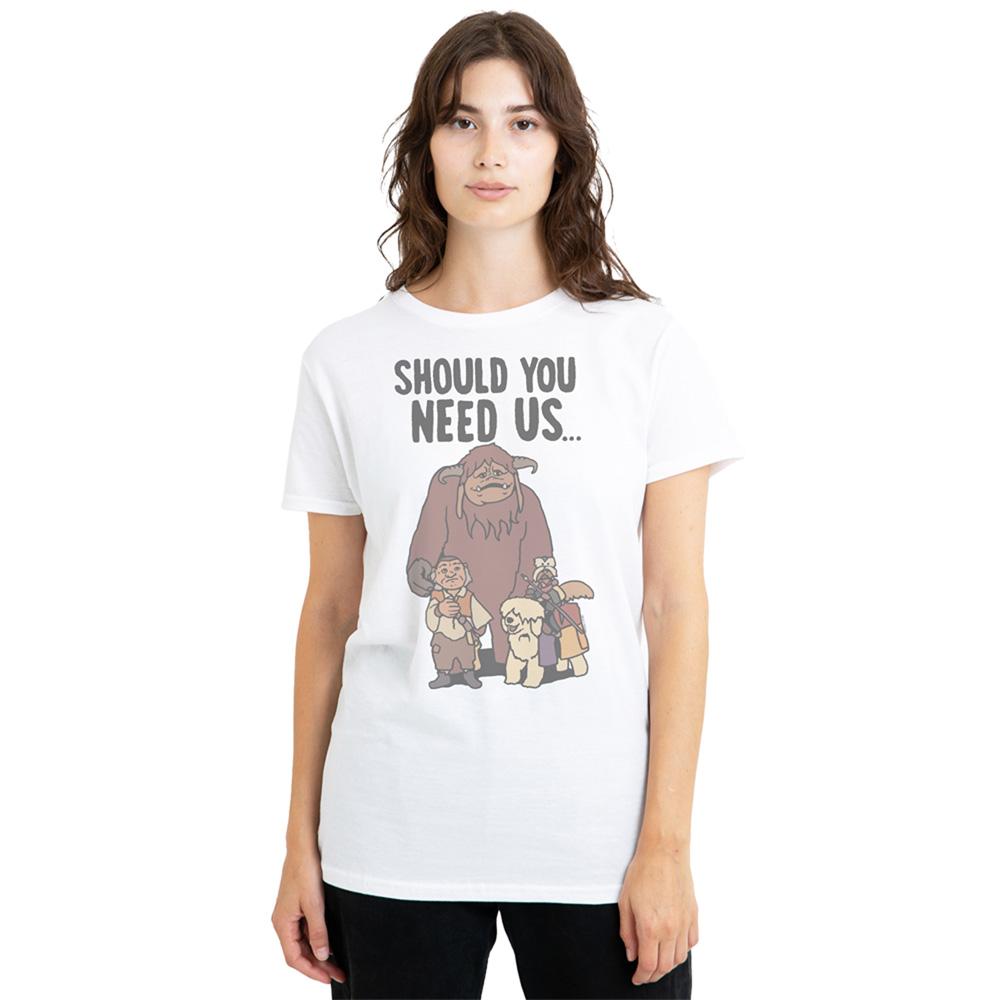 Labyrinth Womens/Ladies Should You Need Us T-Shirt