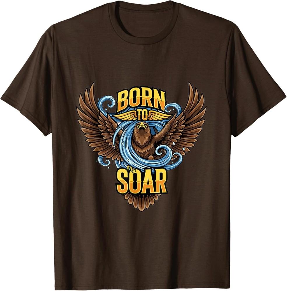 

Born to Soar Eagle Hawk Fan T-Shirt L