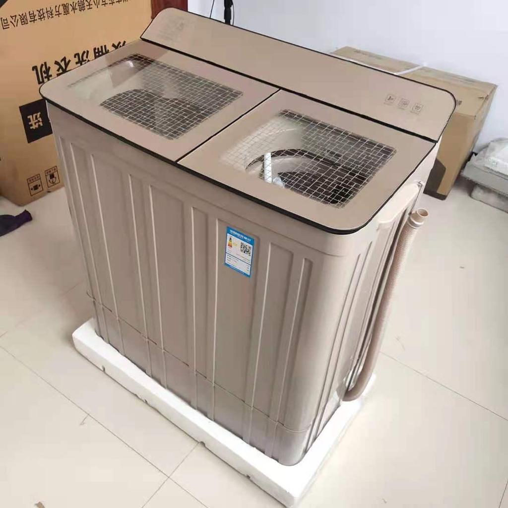 15kg Semi-Automatic Double Steel Washing Machine for Large Households