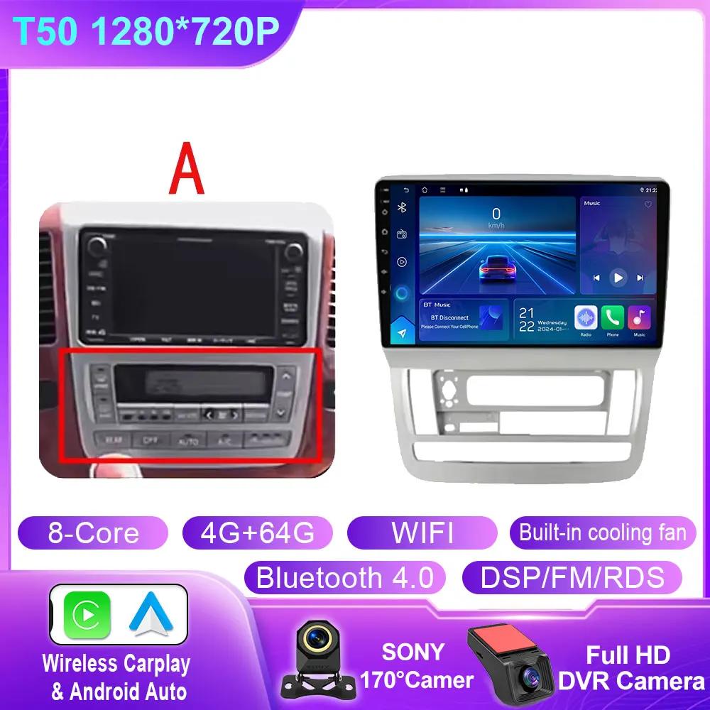 Android Car For Toyota Alphard 1 H10 2002 2003 2004 2005 2006 2007 2008 Car Radio Multimedia Player Head Unit Navigation GPS TB