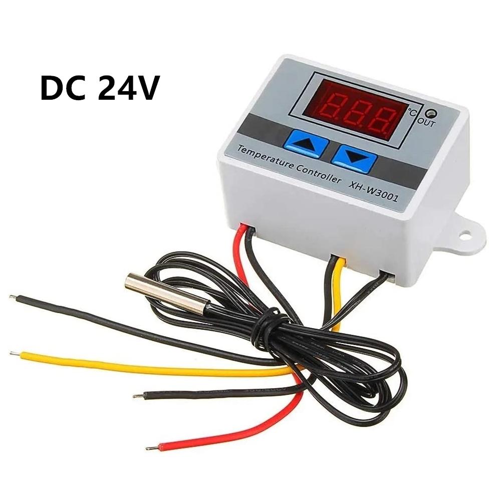 10PCS XH-W3001 Digital Thermostat Temperature Controller Thermoregulator Thermometer LED Control Regulator 12V 24V 220V