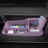 For Xiaomi SU7 2024 Central Control Lower Storage Box Tray Silicone Double-layer Private Storage Case Organizer Interior Holder