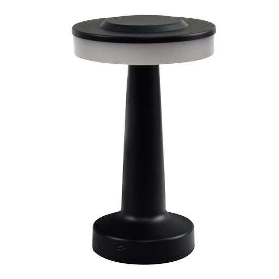 Cordless Metal Desk Lamp Adjustable Touch Control LED Table Lamp Portable Battery Powered Desk Light Bedroom Living Room Home Office Decor