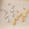 European and American Earbone Studs, High-end Fashion Stainless Steel Earrings, Temperament Repurchase, Versatile Irregular Earrings