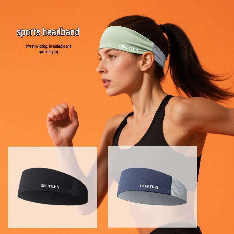 Women's Quick-Dry Breathable Sweat-Wicking Sport Headband for Running, Yoga, and Fitness