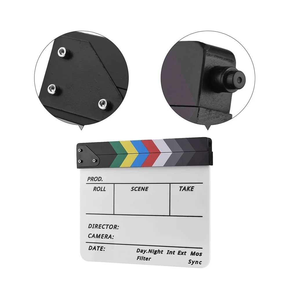 Prop Photography Prop Regisseur Board Acrylic Video Film Clapboard Regisseur Scene Clapperboard  TV