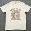 Geboren, um magisch zu sein Einhorn Shirt, Regenbogen Einhorn T-Shirt, Süßes magisches Einhorn Tee, Fantasy Grafik Shirt, Geschenk für Einhorn-Liebhaber