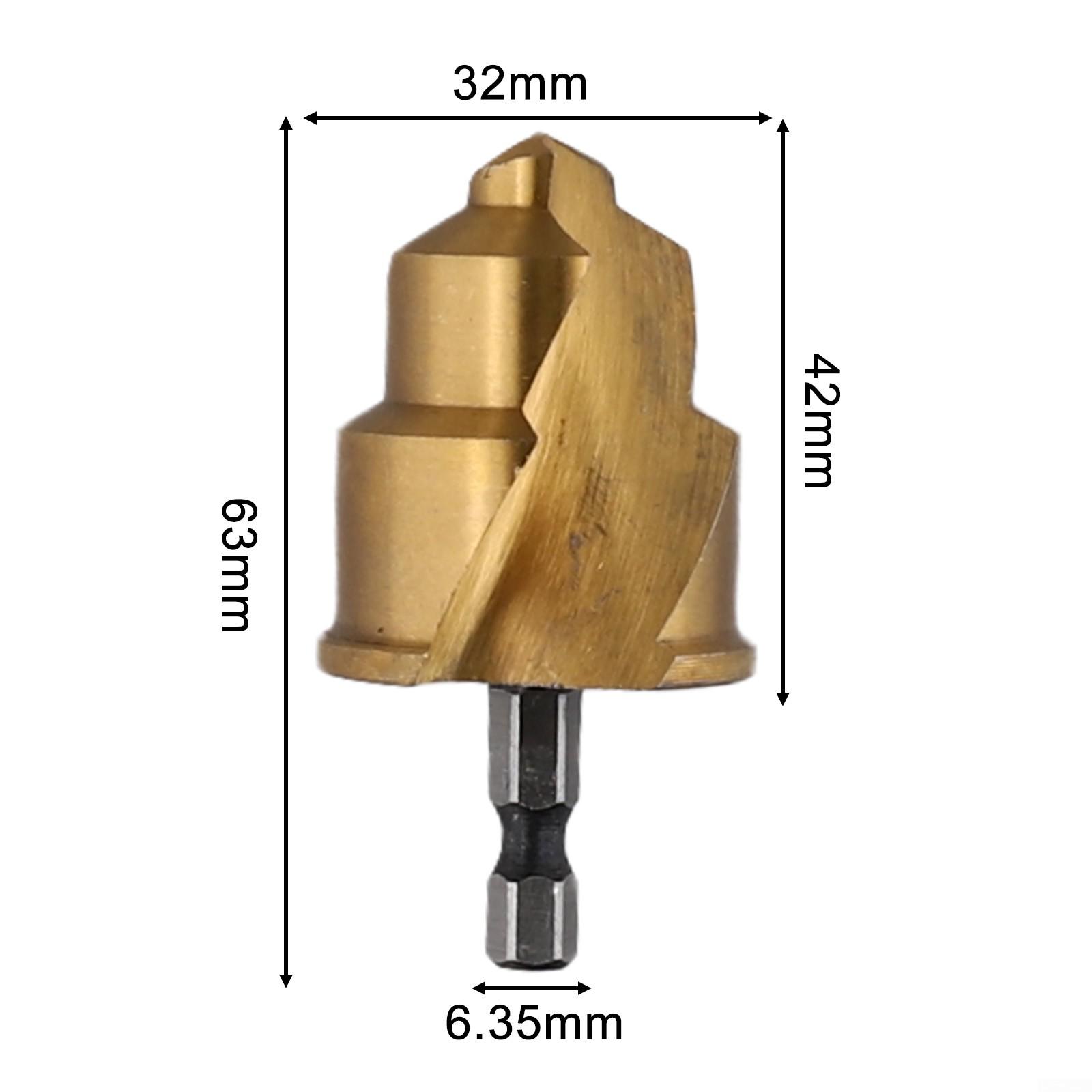

Спиральное сверло с зенковкой HSS для расширения водопроводных труб