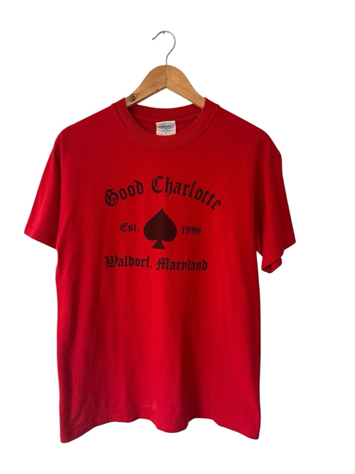 

Vintage Good Charlotte T Shirt Men’s Small Red Band Tee 2002 Y2K 3XL