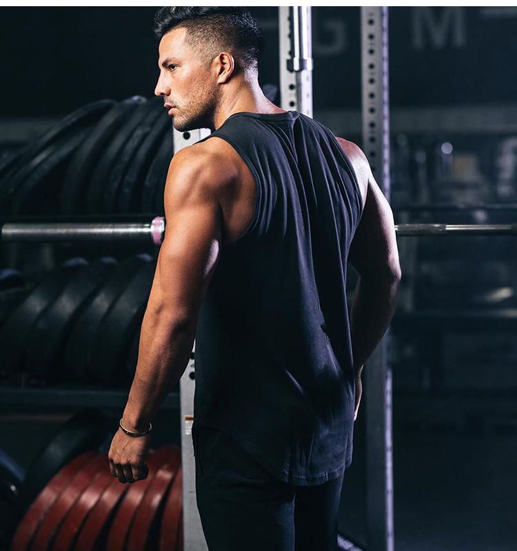 Men's Quick-Dry Slim Fit Tank Top - Trendy 2021 Sports Running Sleeveless T-Shirt