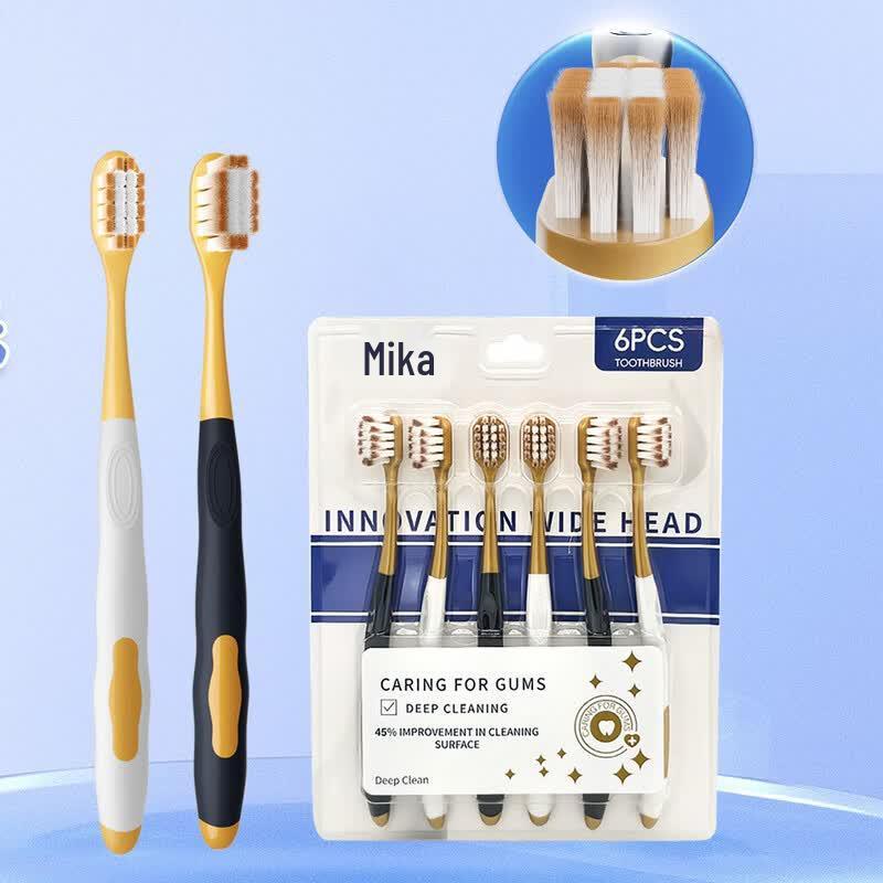 Meike Adult Soft Bristle Toothbrush - 36 Count Bulk Pack