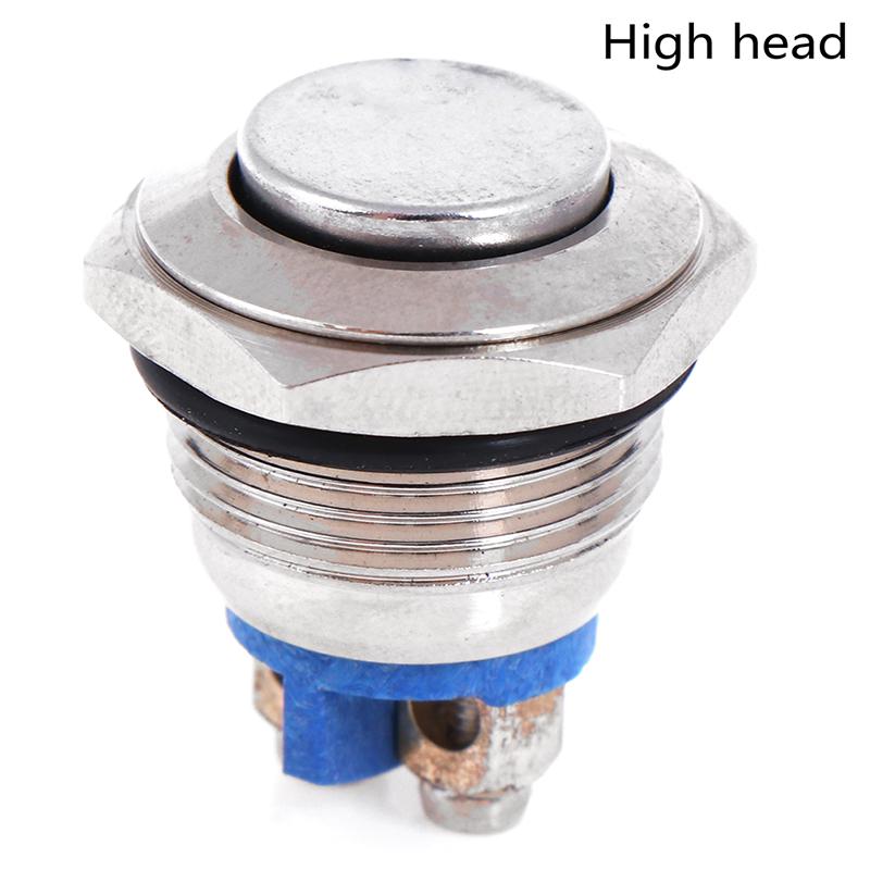 16Mm Metal Push Button Switch No Momentary Reset Self-Reset Push Button Switch