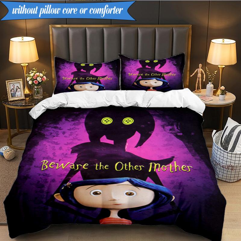 Fantasy In horror mother 3pcs K-pop music group Bedding set,Ideal for Bedroom, Dormitory,Including Duvet Cover And 2pcs Pillowcases,Fan gifts