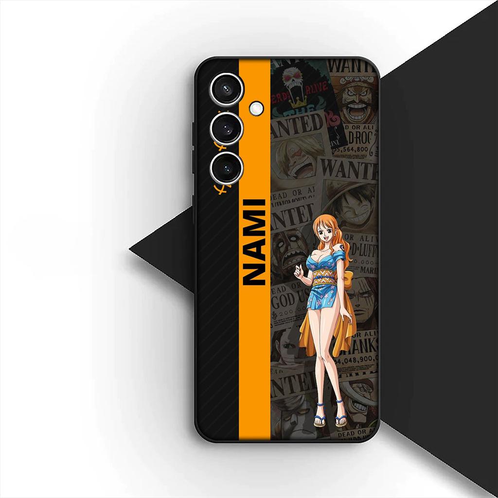 Cover for Samsung Galaxy S10 S8 S9 Plus A33 A34 A31 70 A71 A72 Note 20 9 8 S10E Phone Case Nami Roronoa Zoro One Luffy Pieces